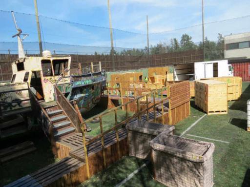 Walk-in pelit ja Paintball-kirppis Juvanmalmin ulkokent&auml;ll&auml; Espoossa, kirppis tuntia aikaisemmin!