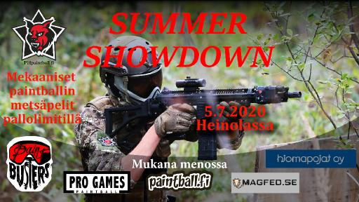 Summer Showdown - paintballin harrastepelit