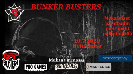 Bunker Busters - paintballin harrastepelit