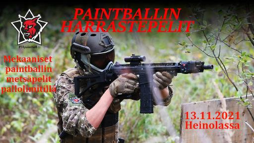 Paintballin harrastepelit Heinolassa