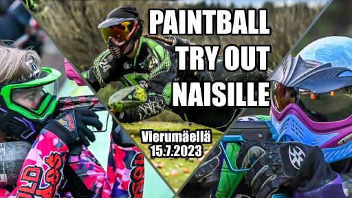 Paintball Try Out naisille ja tytöille