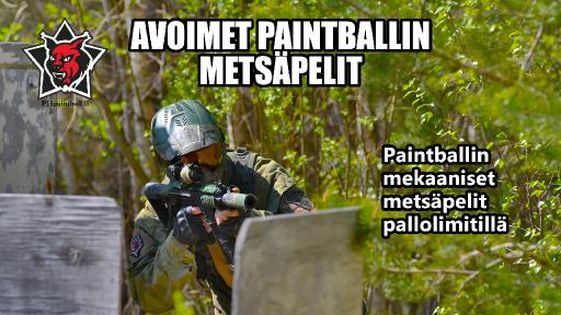 Avoimet paintballin mets&auml;pelit