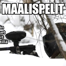 Maalispelit - Avoimet paintballin mets&auml;pelit