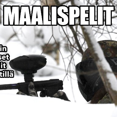 Maalispelit - Avoimet paintballin mets&auml;pelit