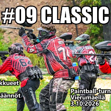 #09 Classic &ndash;turnaus 3.10.2026 Vierum&auml;ell&auml;