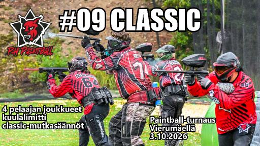 #09 Classic &ndash;turnaus 3.10.2026 Vierum&auml;ell&auml;
