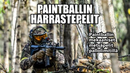 Paintballin mets&auml;pelit Heinolassa