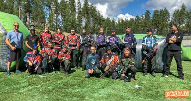 Paintballin maajoukkueiden tryout hein&auml;kuussa Vierum&auml;ell&auml;