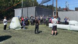 Paintballin maajoukkuetryoutissa enn&auml;tysosanotto
