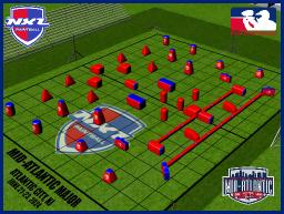 NXL:n Mid-Atlantic Majorin kentt&auml;layout 2024