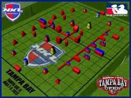 NXL Tampa Bay Openin kentt&auml;layout 2025