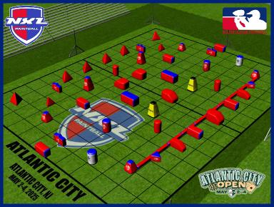 NXL Atlantic Cityn kentt&auml;layout julki 2025