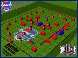 NXL Europen British Invitational kenttälayout 2025