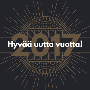 Hyvää uutta vuotta!