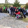 Pelaajia odottelemassa palkintojenjaon alkua