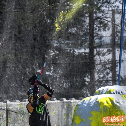 Shooting Paintballs Out of Air