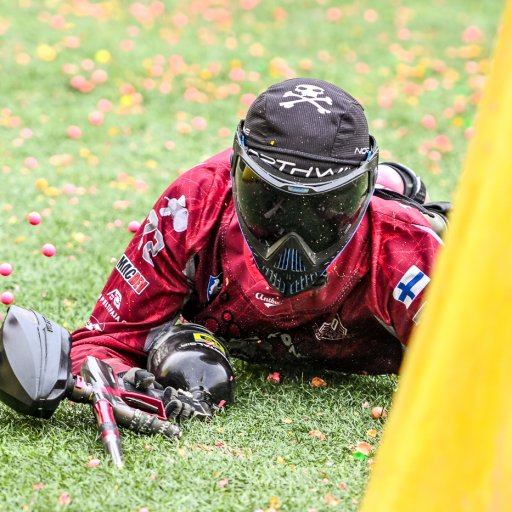 Diving to bunker